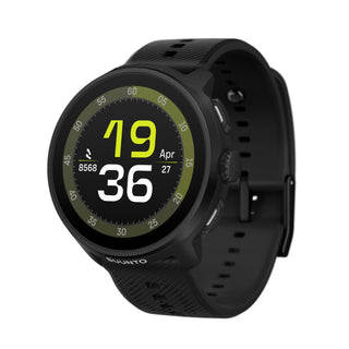 Suunto Run Totalmente negro con correa de silicona